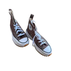 CONVERSE WOMENS RUN STAR HIKE Hi Platform sneakers brown white size 6 Y2K kick thumbnail 9