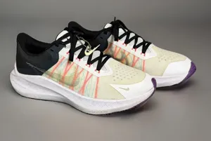 Nike Winflo 8 Women's Running Shoes CW3421-103 White/Crimson/Purple Size 7 thumbnail 1