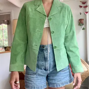 Vintage suedessence 100% genuine leather lightweight suede jacket thumbnail 1
