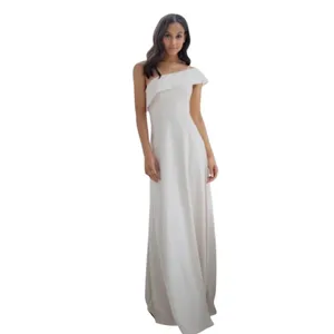Hayley Paige Occasions One Shoulder Bridesmaid Gown Cashmere Size 22 NWT Maxi thumbnail 5