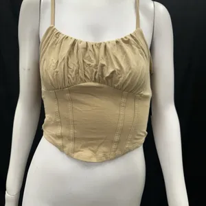 Hollister Tan Bustier Camisole‎ Top S Corset Summer Feminine thumbnail 1