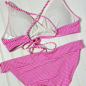 Vineyard Vines Striped Sconset Pink Bikini Set 019 thumbnail 7