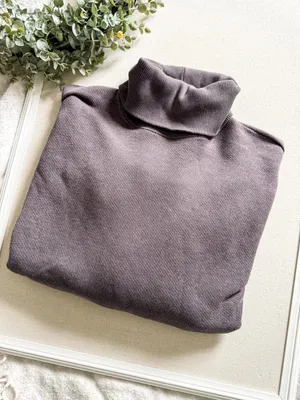 American Eagle Oversized Mock Neck Sweatshirt Mauve Brown Size M thumbnail 2