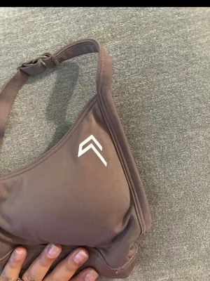 Oner Active Brown Strappy-Back Sports Bra thumbnail 3