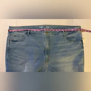 Old Navy Women’s Plus Extra Hi Rise Rockstar Super Skinny Medium Wash Jeans 28 thumbnail 8