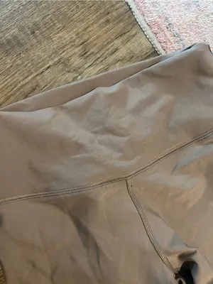 YPB High-Waist Light Taupe Leggings small short thumbnail 6