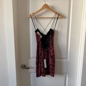 NWT For Love & Lemons Constance Slip Dress Mulberry thumbnail 6
