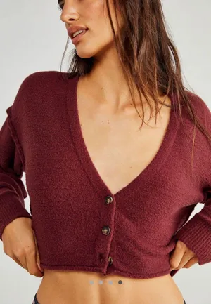 Free People Coffee Date Cardi thumbnail 1
