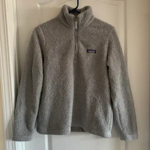 Patagonia Women’s Medium Los Gatos 1/4 Zip Fleece Jacket Drifter Grey thumbnail 1