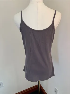 Old Navy Charcoal Gray V-Neck Spaghetti-Strap Camisole thumbnail 4