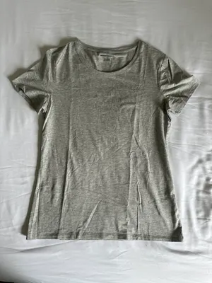 Amazon Essentials | Basic Light Grey Tee thumbnail 2