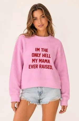 Daydream Nation Sweatshirt Women Small Pink NWT Graphic Print Lounge Athleisure thumbnail 1