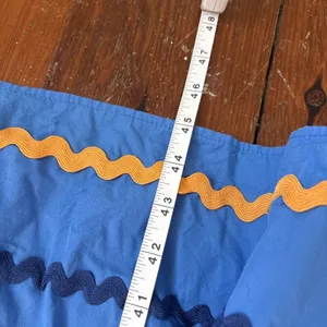 Anthropologie The Helena Square-Neck Tiered Midi Dress Smocked Scallop Size XXS thumbnail 5