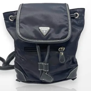00s GUESS Vintage Black Drawstring Backpack thumbnail 1