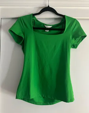 H&M Top Green  thumbnail 1