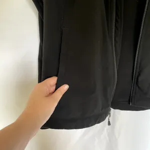 The North Face black full zip jacket pockets women's size 12 athletic warm thumbnail 6