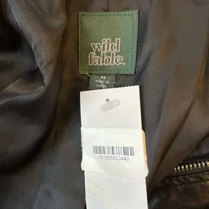 Wild Fable Women’s Black Zipper/Snap Jacket XS NWT thumbnail 10