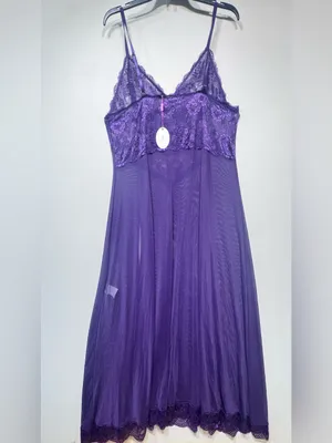 Avidlove Sexy Split Mesh Lace Floral Sheer Babydoll Lingerie 2 piece nwt thumbnail 2