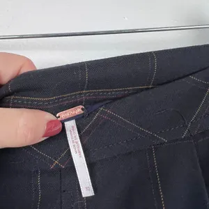 Free People Women's Straight Leg Plaid Pants‎ Sz 10 thumbnail 4