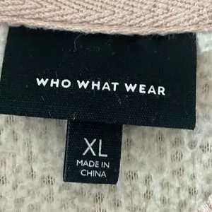 Who What Wear Women’s Sherpa Long Sleeves Sweatshirt Crewneck Brulee SZ XL thumbnail 10