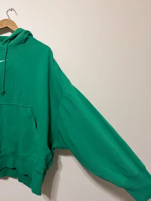Nike Sportswear Phoenix Fleece Oversized Pullover Hoodie Size XXL Green thumbnail 6