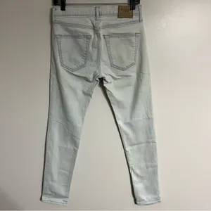 Women's Abercrombie & Fitch‎ Super Skinny Size 28 X 30 White Denim Jeans thumbnail 13