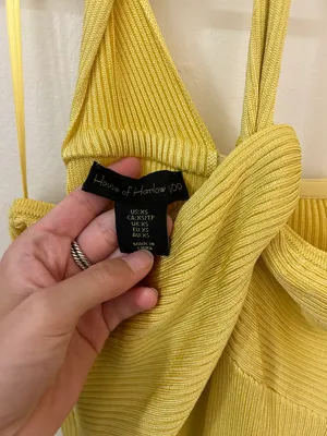 Yellow One Shoulder 1960 Midi Dress thumbnail 5