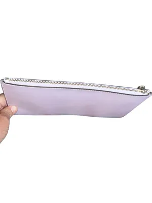 Kate Spade New York Lavender Lilac Saffiano Zip Pouch Clutch NWOT thumbnail 4
