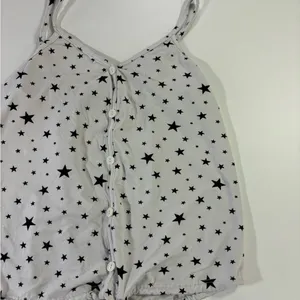 Starry White Tank Top Size M thumbnail 2