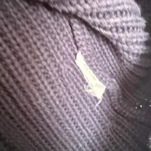 Quince Women’s Small Blue Organic Cotton Fisherman Crew Sweater thumbnail 3