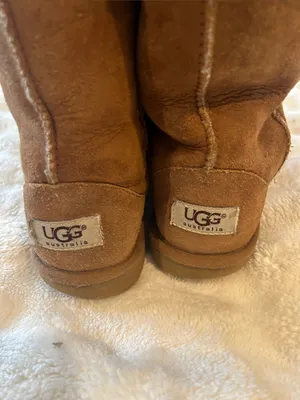 UGG Tall Shearling-Lined Suede Boots in Chestnut thumbnail 7