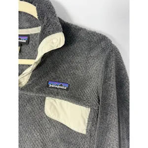 Patagonia Women’s Re-Tool Snap-T Pullover Gray Fleece Size Small Outdoors Fall thumbnail 3