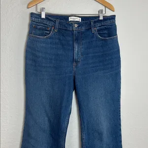 Abercrombie & Fitch Blue Vintage Flare High Rise Jeans Size 31 / 12 Y2K Classic thumbnail 3