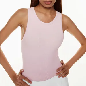 Aritzia Sunday Best ReRib tank top ribbed scoop crop sinch seamless lilac bloom thumbnail 1