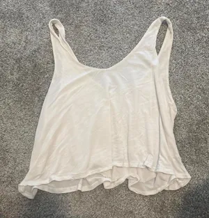 Papaya White flowy tank top thumbnail 1