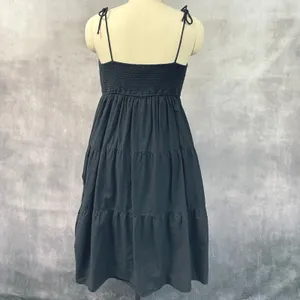 Abercrombie Fitch Womens Midi Dress Size L Cottagecore Coquette Romantic Minimal thumbnail 2