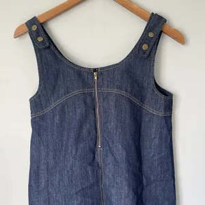 Natural Life Denim Shift Mini Dress Cotton Blend Boho Blue Women's Size XS thumbnail 4