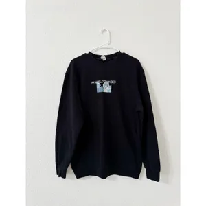 My World Changed Christian Graphic Sweatshirt Black Oversized Large thumbnail 2