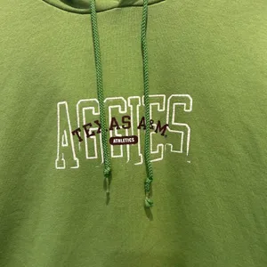 Champion Texas A&M Aggies Athletics Hoodie Green Pullover Sweatshirt Large thumbnail 2