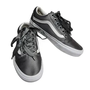 Vans Old Skool Satin Lux Gray Sneakers Women's Size 6.5 thumbnail 3