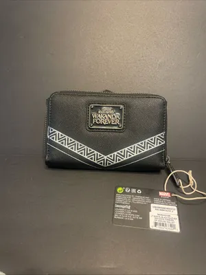 Loungefly Disney Marvel Black Panther "Wakanda Forever" Zip Wallet NEW thumbnail 10