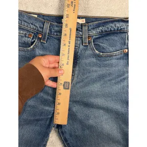 Levis Jeans Womens 26 blue Denim Wedgie Straight Button Fly Premium thumbnail 11