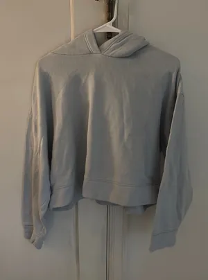 Old Navy Blue Cropped Hoodie thumbnail 1