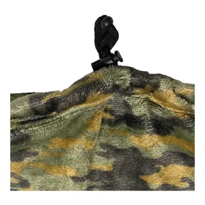 Urban Outfitters Cropped 1/4 Zip Fleece Pullover Womens Jacket Size Small Camo thumbnail 6