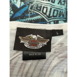 Harley Davidson Blue Tank Top Women’s XL thumbnail 3
