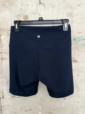 Lululemon Wunder Train High-Rise Short 6", True Navy thumbnail 3