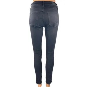 Abercrombie & Fitch Womens Black High Rise Super Skinny Denim Jeans Pants Size 4 thumbnail 3