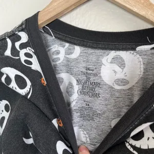 Disney The Nightmare Before Christmas Black Long Sleeve Top 2X Jack Skellington thumbnail 3