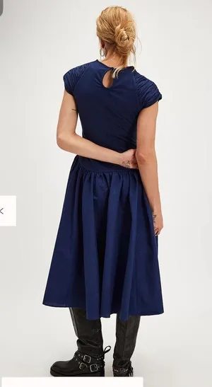 NWOT free people Afternoon Elegance Midi Dress thumbnail 2