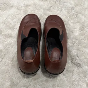 Dansko brown leather slip-on comfort shoes or clogs Woman's Size 37‎ or 6.5 - 7 thumbnail 4